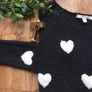 LC LAUREN CONRAD || Heart Sweater